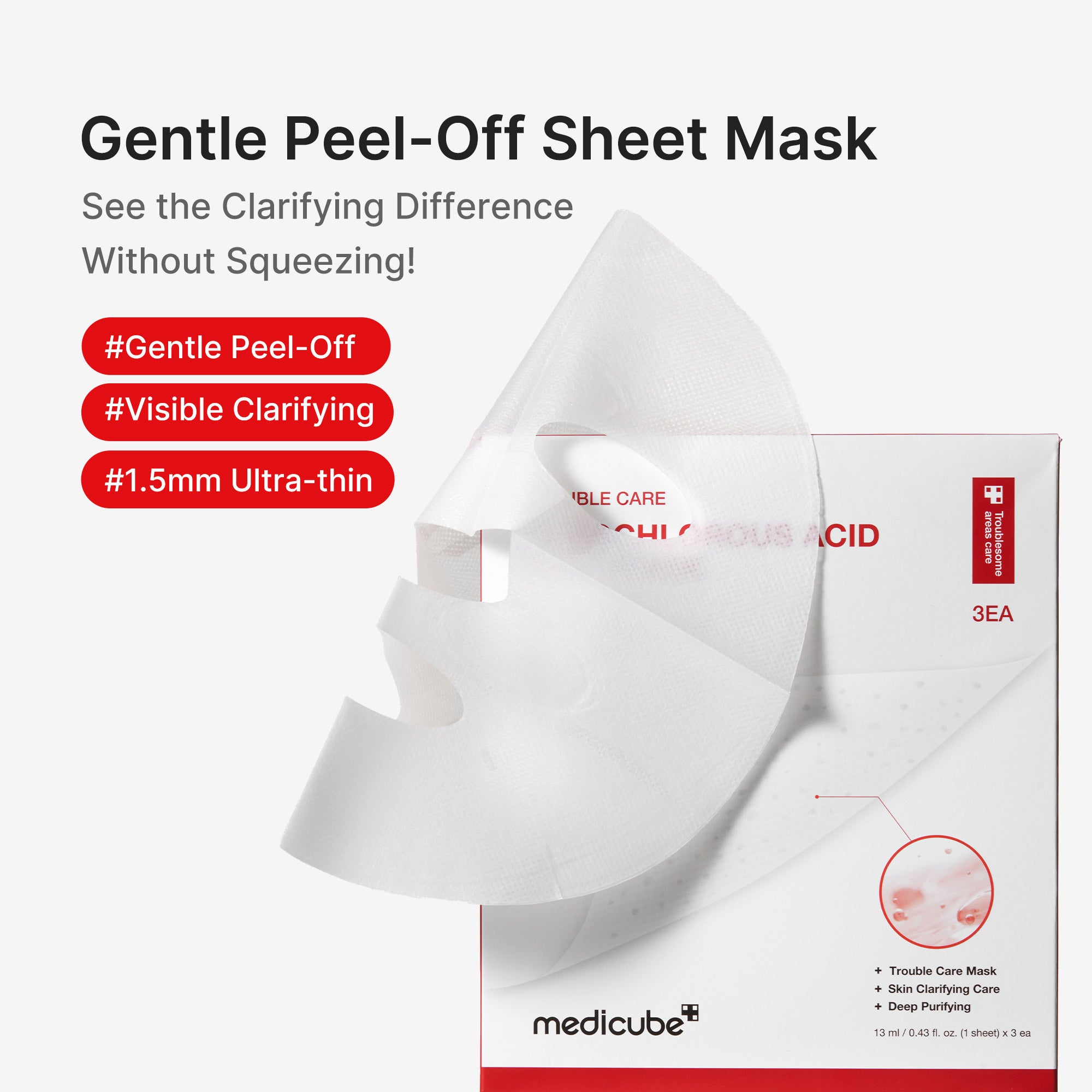 mascarilla exfoliante con ácido hipocloroso
