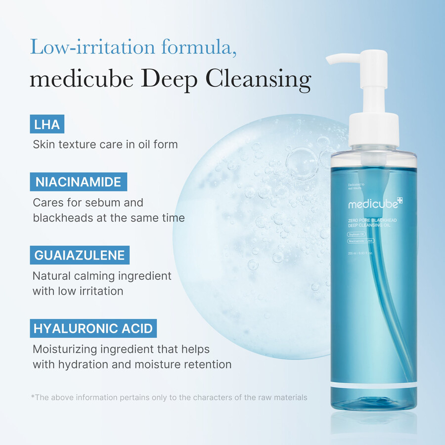 aceite de limpieza profunda para puntos negros medicube zero pore