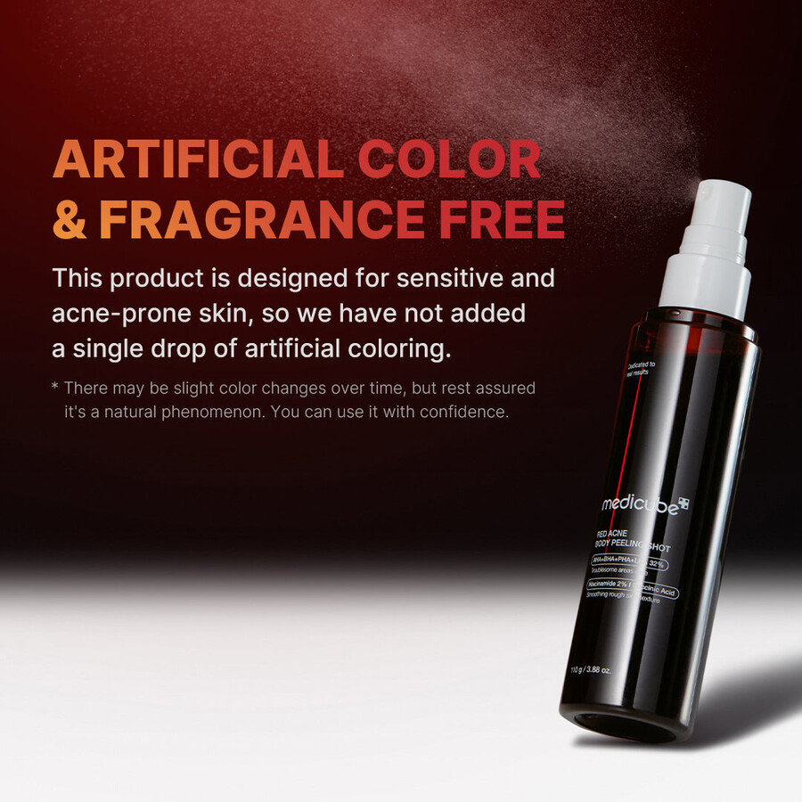 limpiador corporal exfoliante rojo medicube