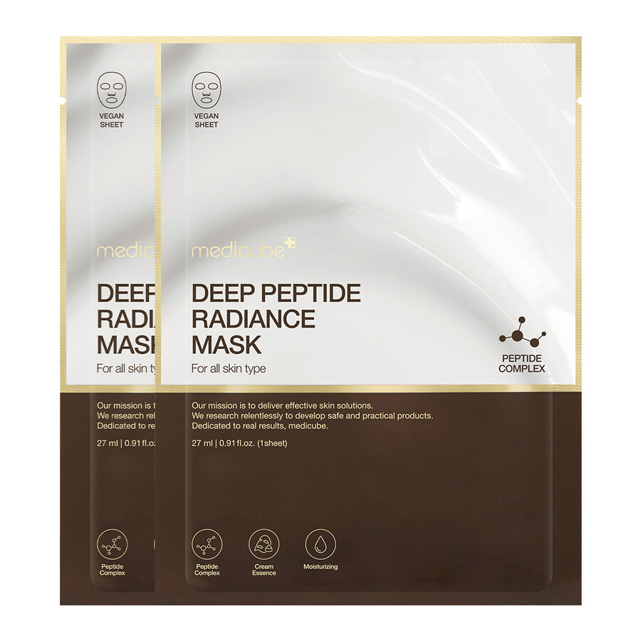 mascarilla de luminosidad profunda con péptidos medicube