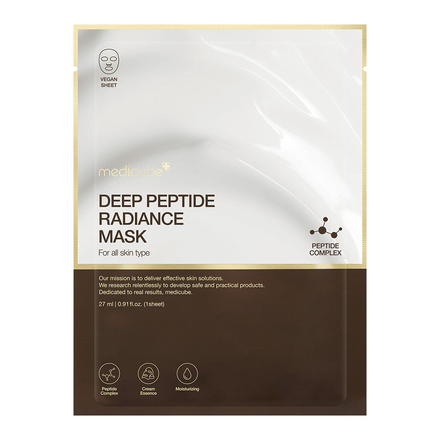 mascarilla de luminosidad profunda con péptidos medicube
