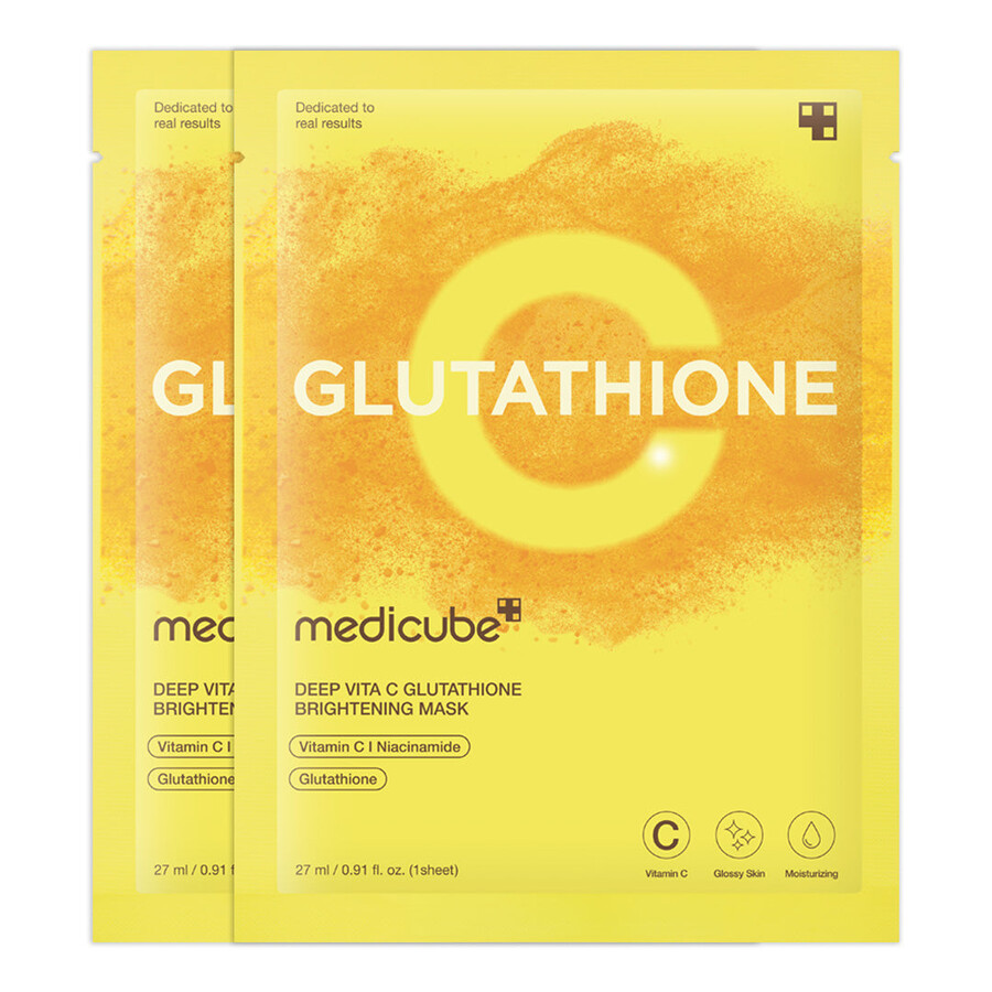 mascarilla de glutatión medicube deep vita c