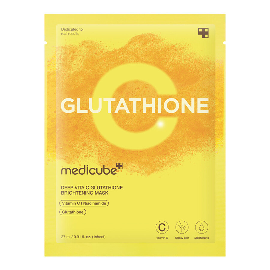 mascarilla de glutatión medicube deep vita c