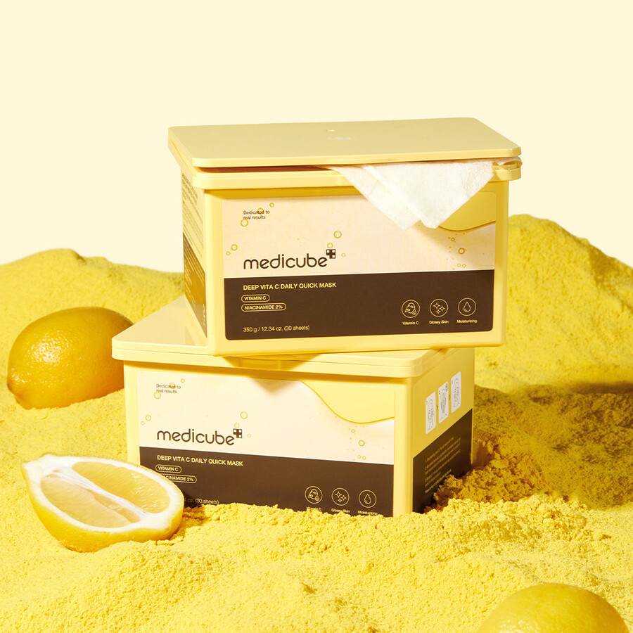 mascarillas diarias rápidas medicube deep vita c