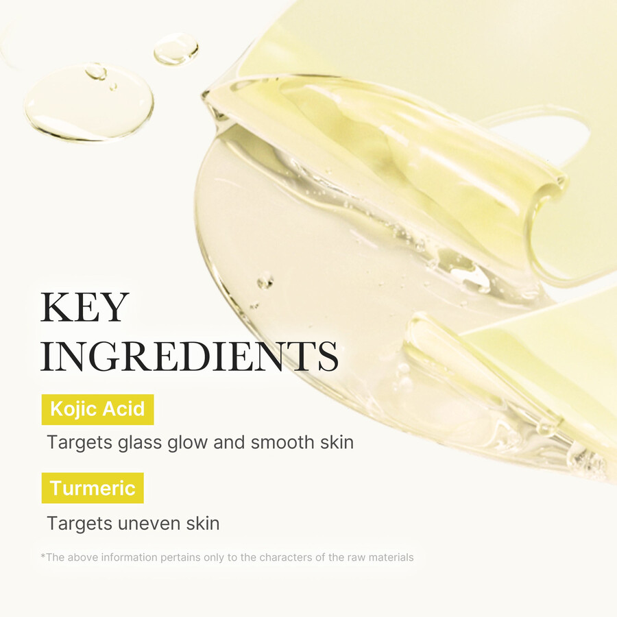 mascarilla de gel con ácido kójico cúrcuma y oro de medicube