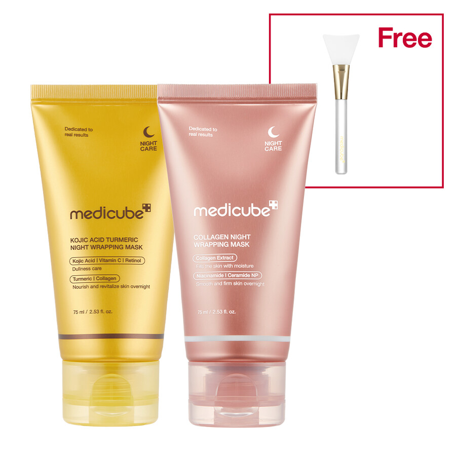 mascarilla envolvente nocturna de cúrcuma y ácido kójico de medicube