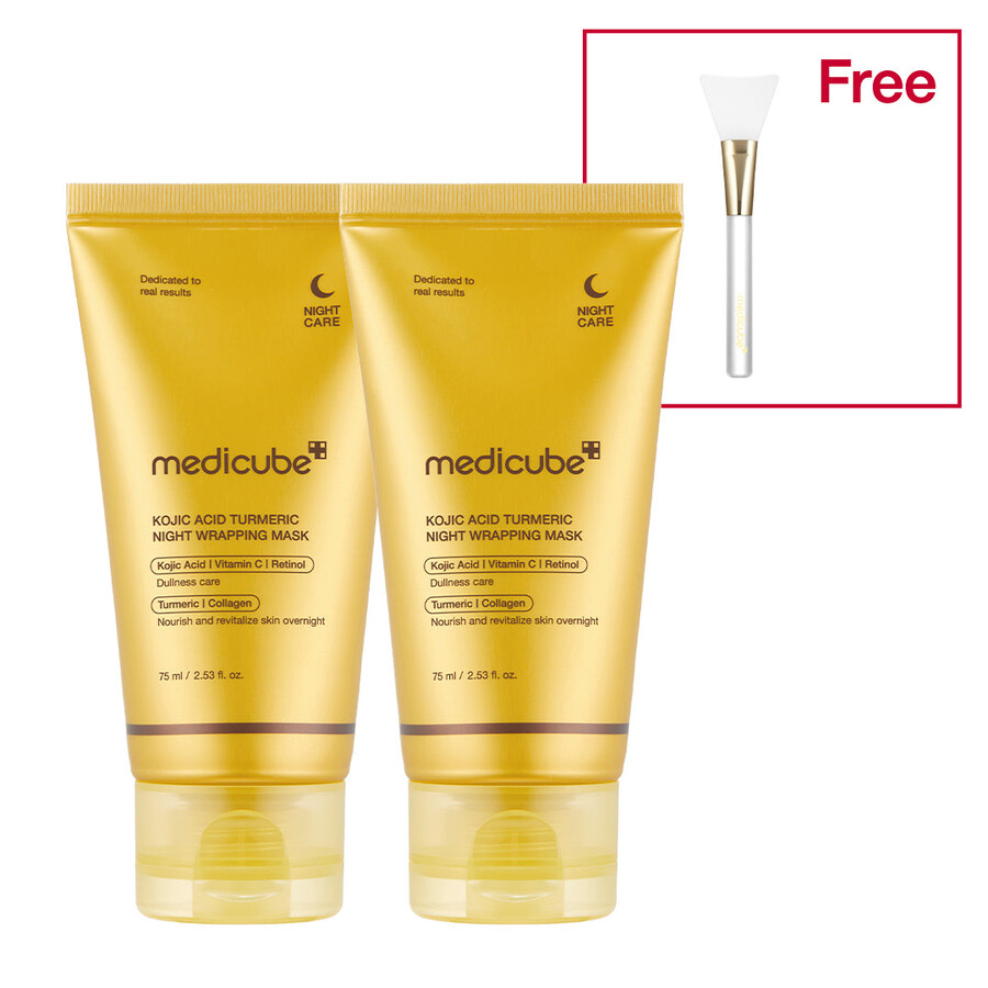 mascarilla envolvente nocturna de cúrcuma y ácido kójico de medicube