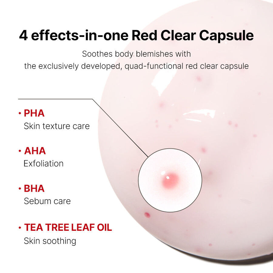 loción corporal medicube red clear capsule