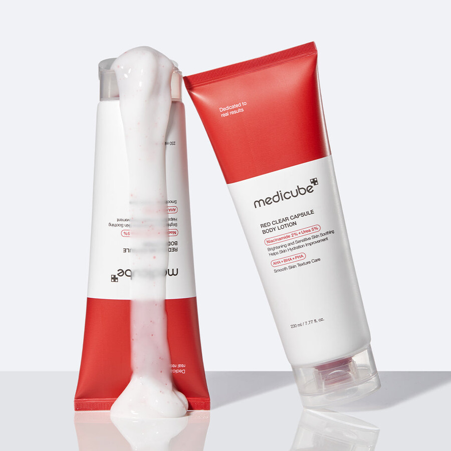 loción corporal medicube red clear capsule