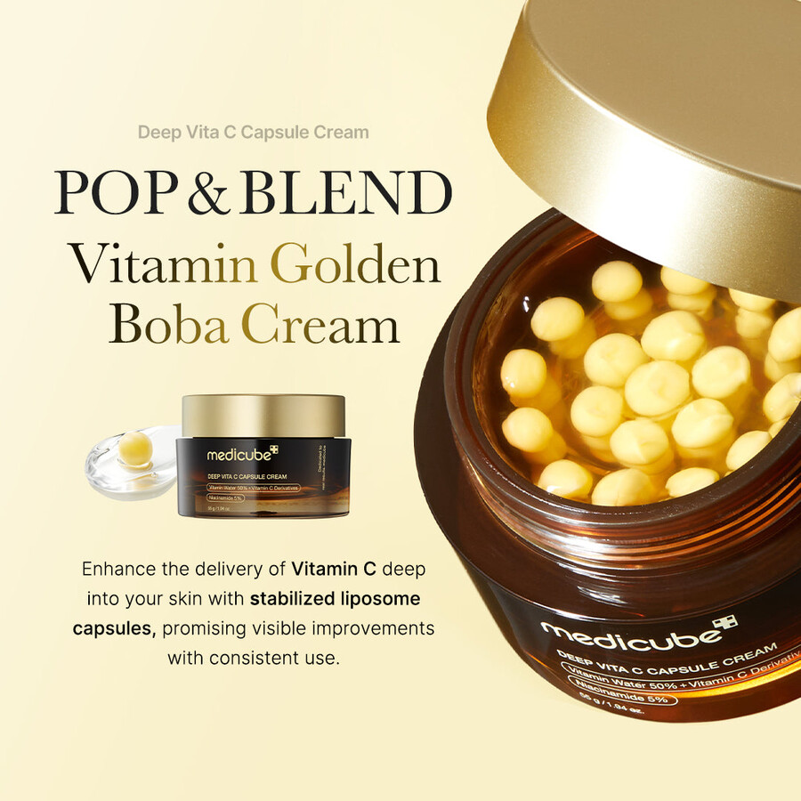 crema en cápsulas medicube deep vita c