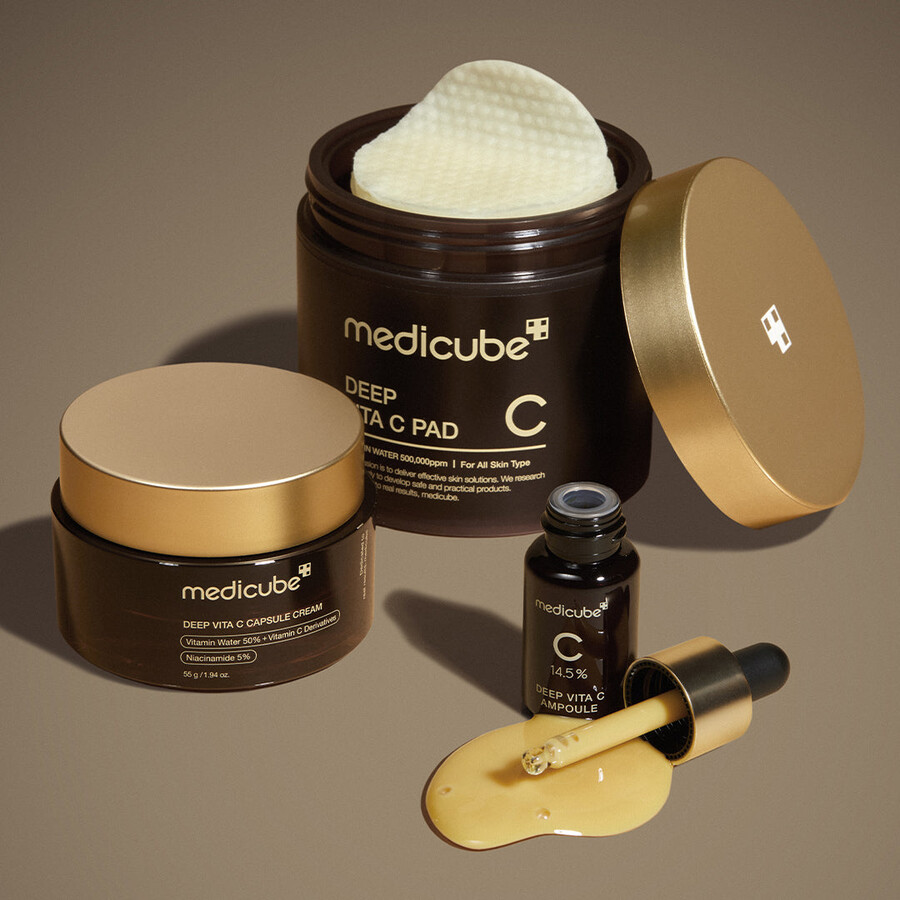crema en cápsulas medicube deep vita c