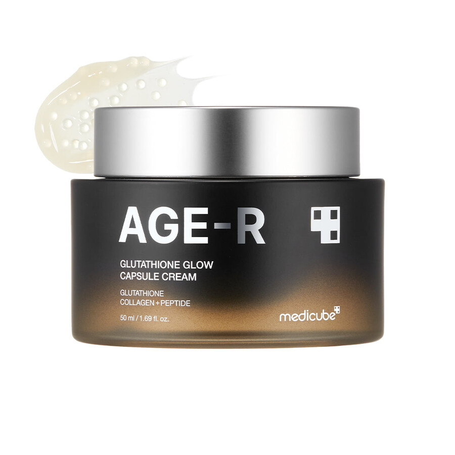 crema en cápsulas iluminadoras con glutatión medicube age-r