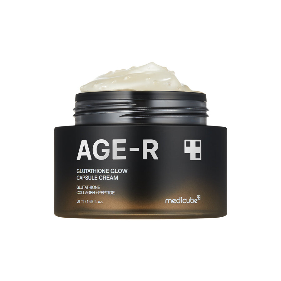 crema en cápsulas iluminadoras con glutatión medicube age-r