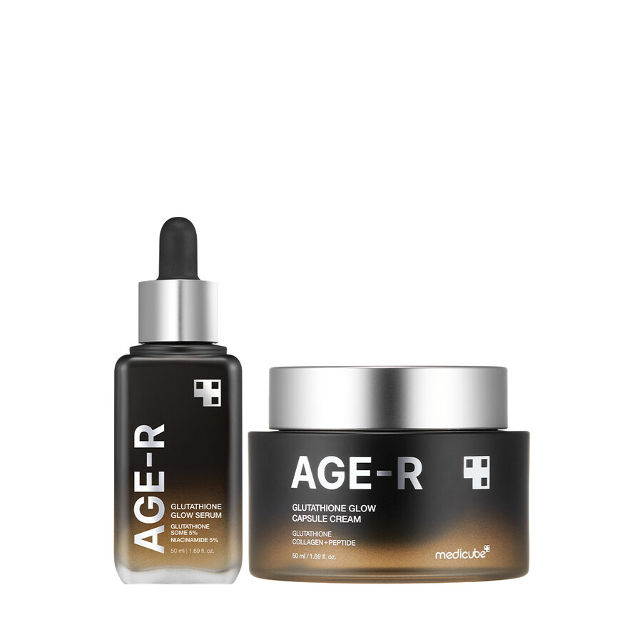 crema en cápsulas iluminadoras con glutatión medicube age-r