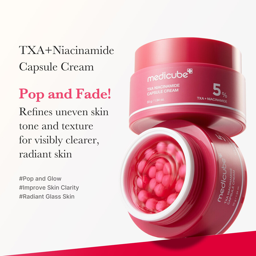 medicube txa niacinamida cápsula crema