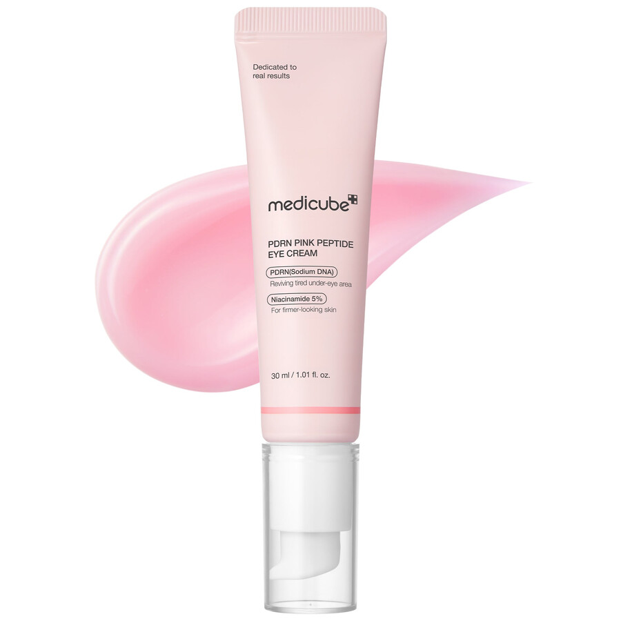 crema para ojos con péptidos rosados pdrn de medicube