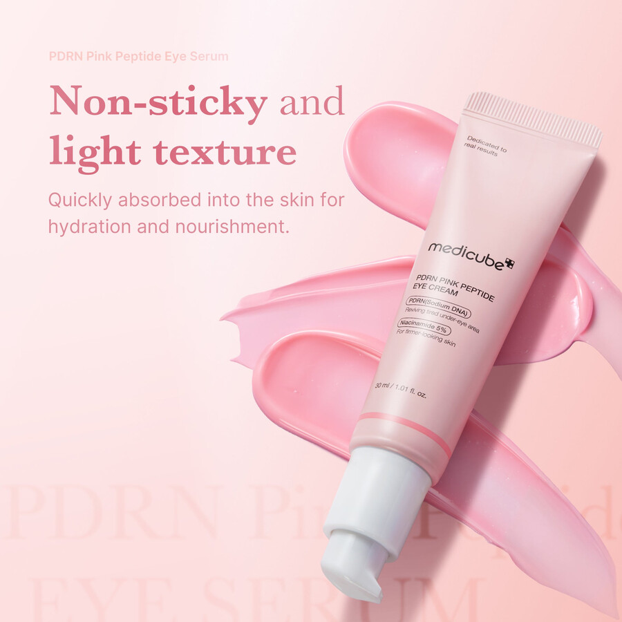 crema para ojos con péptidos rosados pdrn de medicube