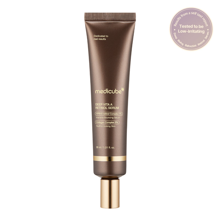 suero de retinol y bakuchiol revitalizante profundo de medicube