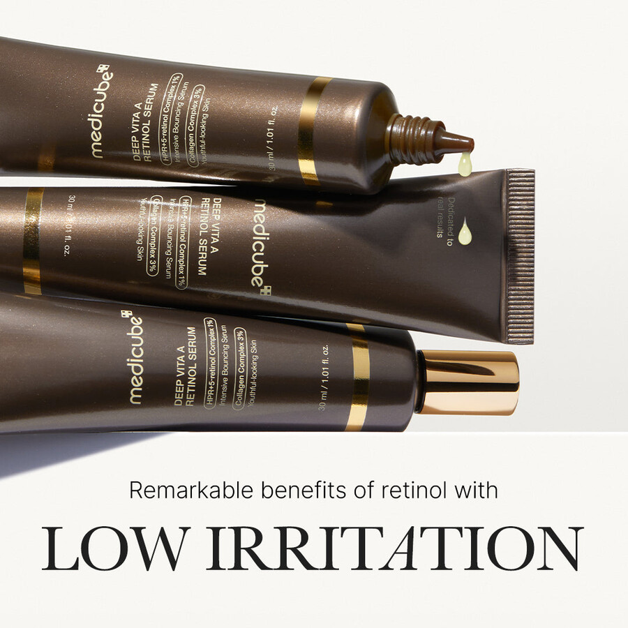 suero de retinol y bakuchiol revitalizante profundo de medicube