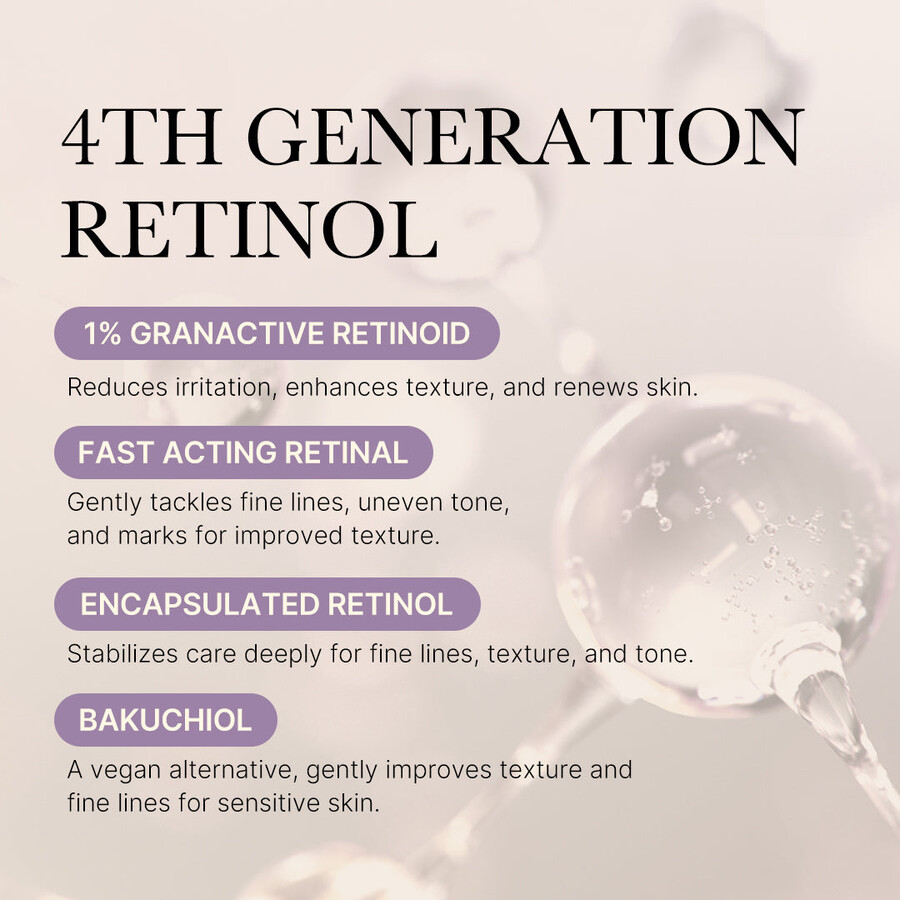 suero de retinol y bakuchiol revitalizante profundo de medicube