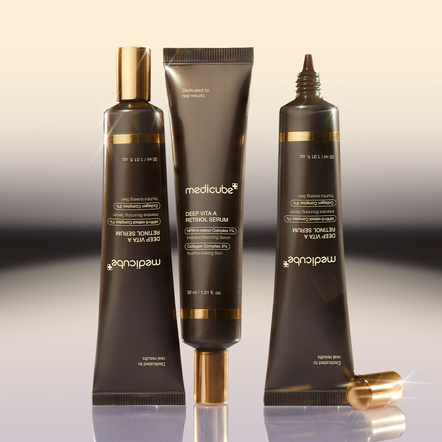 suero de retinol y bakuchiol revitalizante profundo de medicube