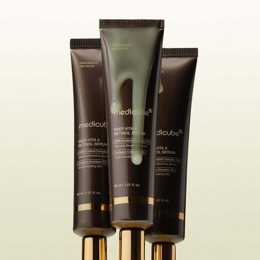 suero de retinol y bakuchiol revitalizante profundo de medicube