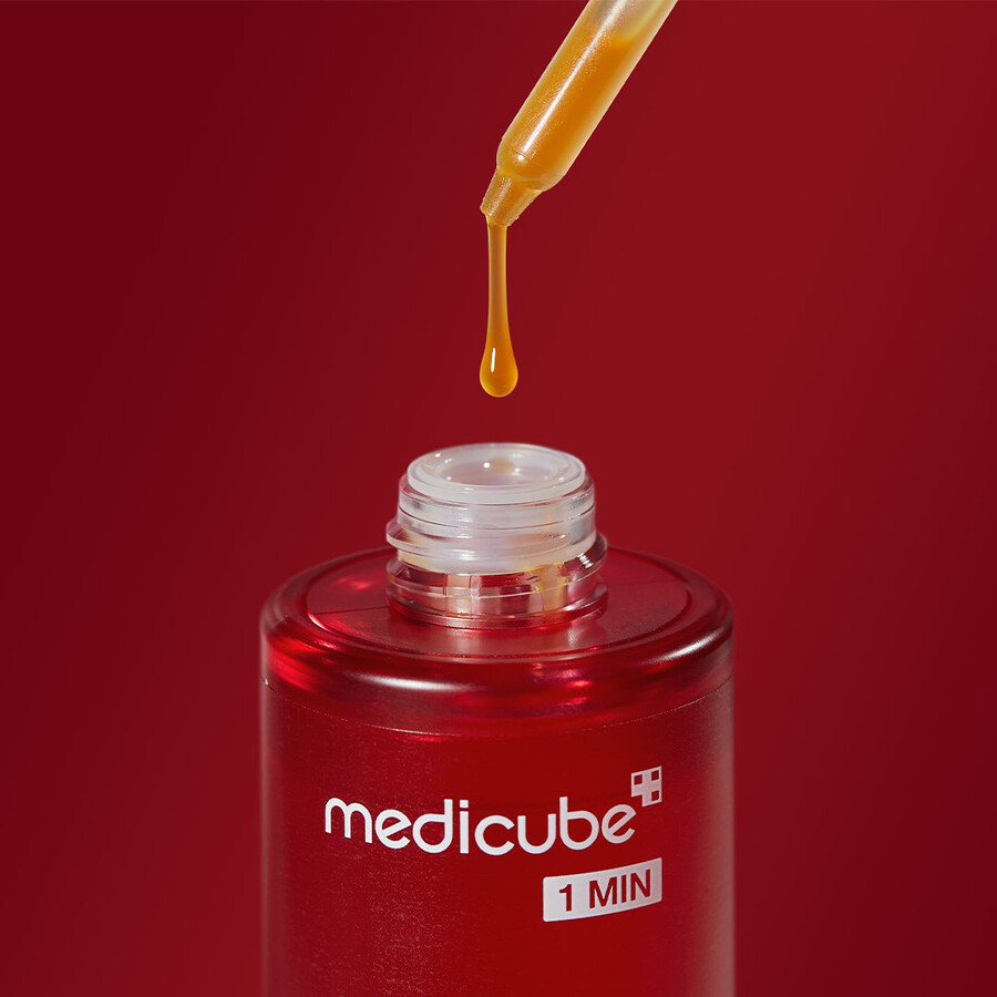 suero limpiador potenciador con ácido succínico rojo al 21 de medicube