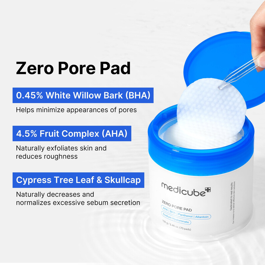 almohadillas medicube zero pore