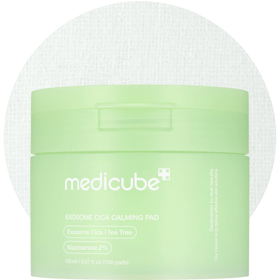 almohadillas tónicas calmantes medicube exosome cica