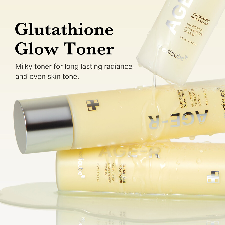 leche tónica iluminadora con glutatión medicube age-r