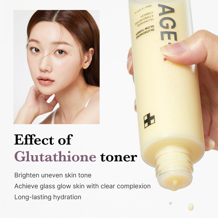 leche tónica iluminadora con glutatión medicube age-r