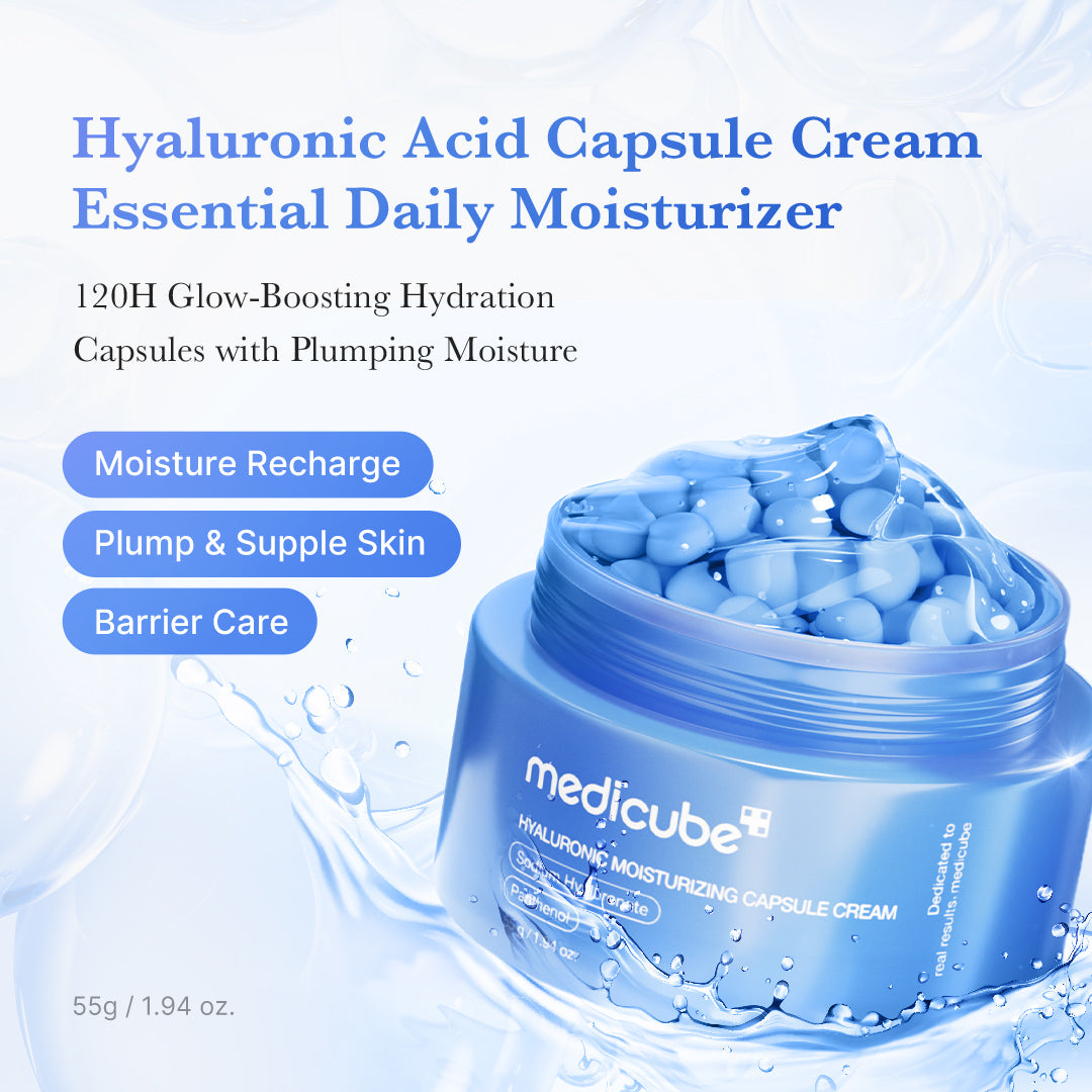 crema de cápsulas de ácido hialurónico