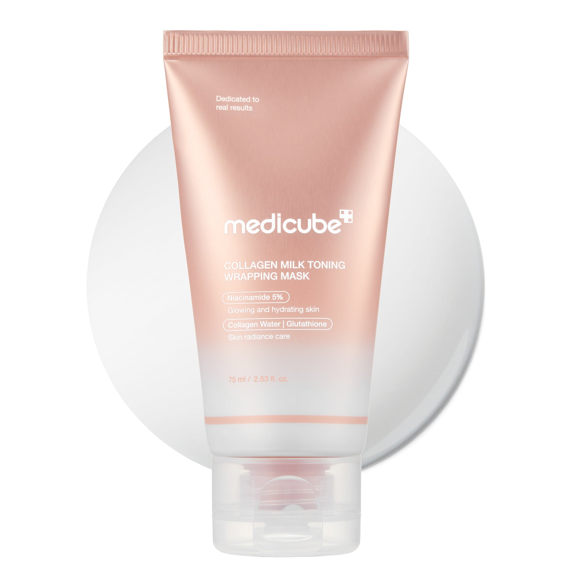 mascarilla envolvente diurna con colágeno y brillo lechoso