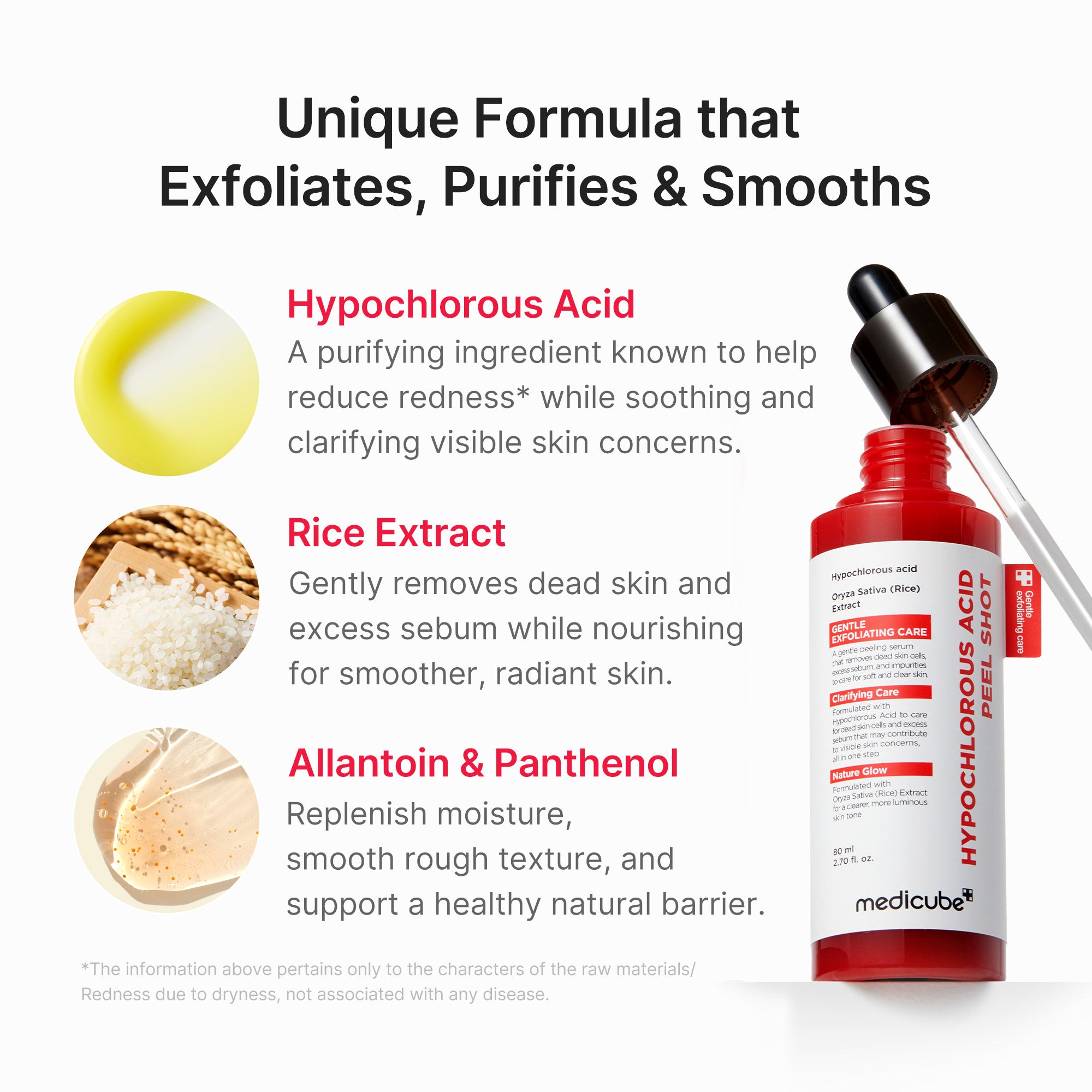 medicube peeling con ácido hipocloroso